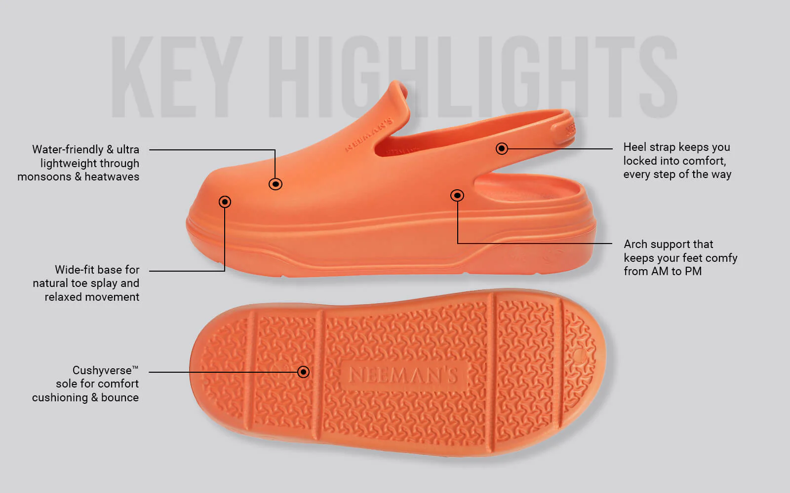 Cushers Clogs For Men : Firecracker - Image 3