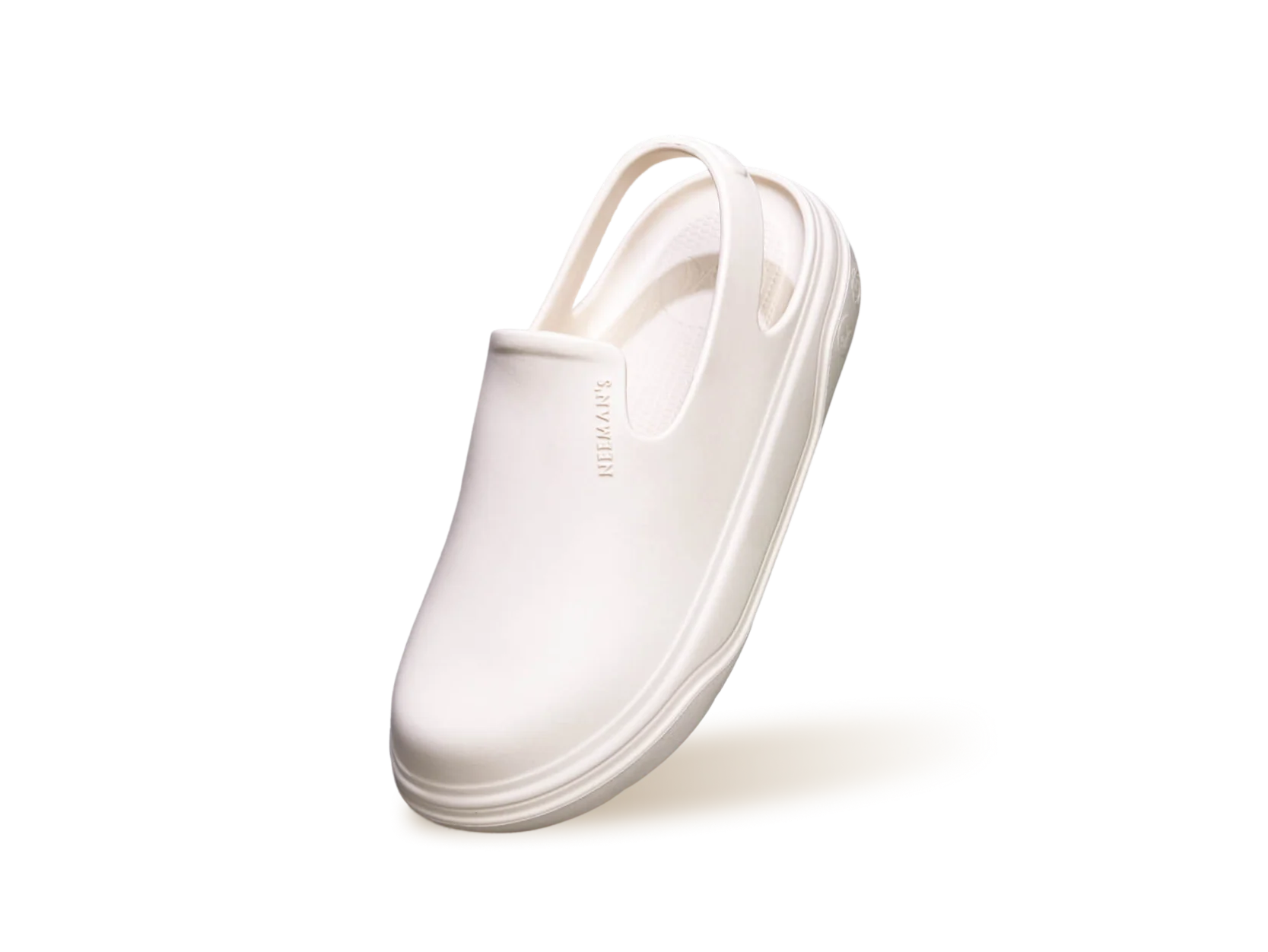 Cushers Clogs For Men : Ivory White - Image 10