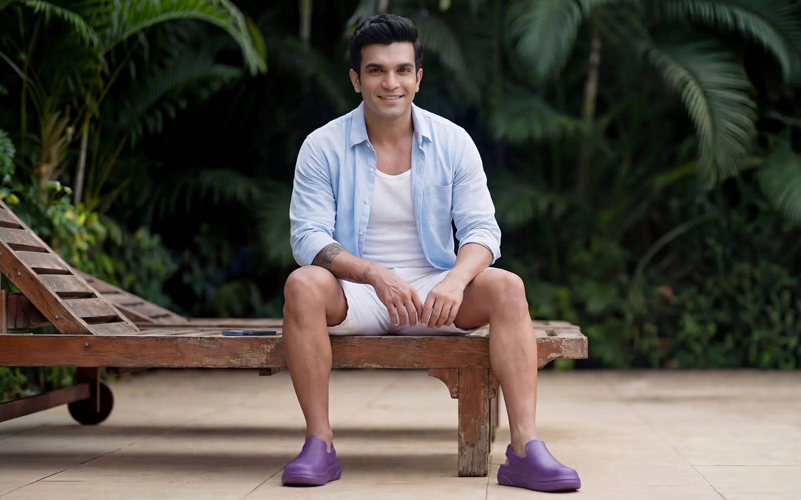 Cushers Clogs For Men : Pansy Purple - Image 6