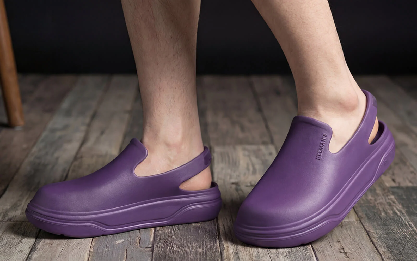 Cushers Clogs For Men : Pansy Purple - Image 7