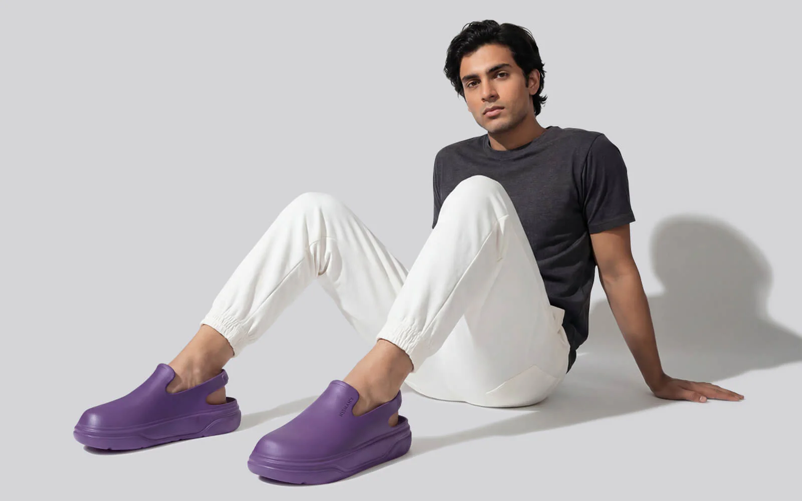 Cushers Clogs For Men : Pansy Purple - Image 8