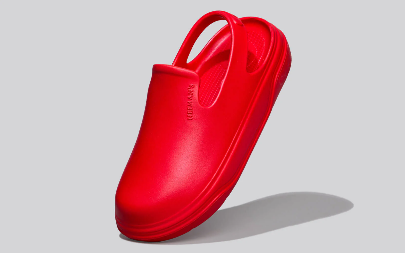 Cushers Clogs For Women : Red - Image 2
