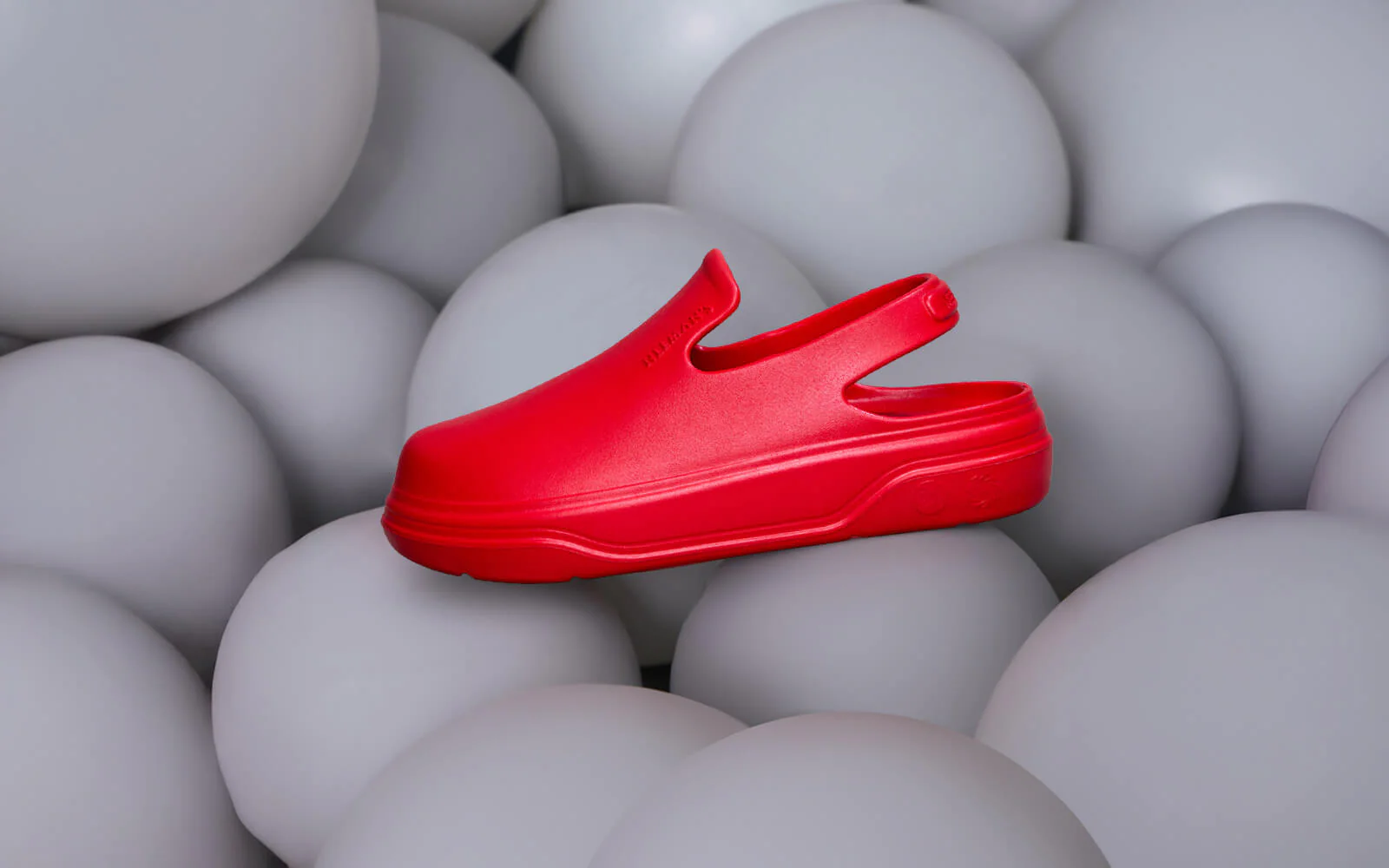Cushers Clogs For Women : Red - Image 9