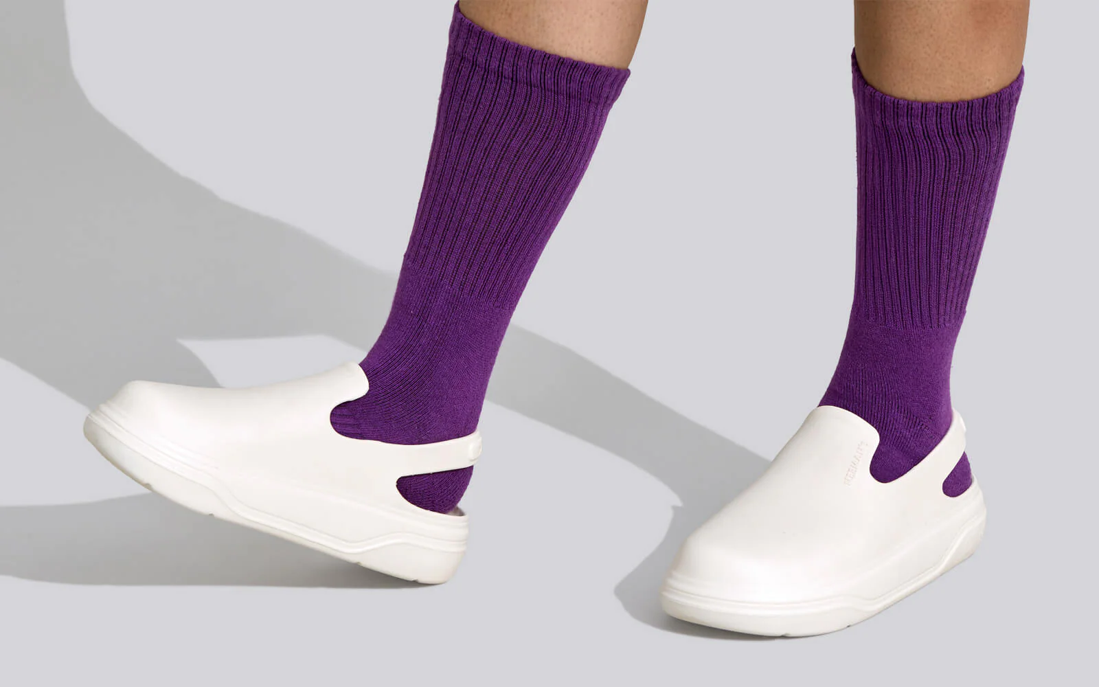 Cushers Clogs For Women : Ivory White - Image 7