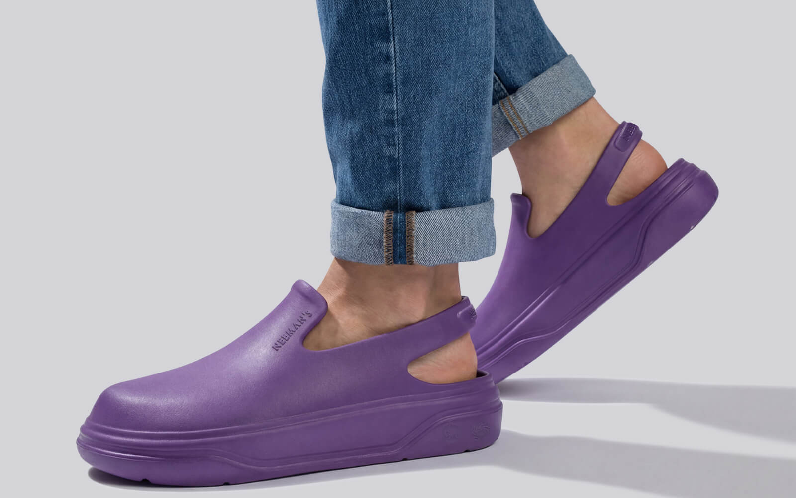 Cushers Clogs For Women : Pansy Purple - Image 7
