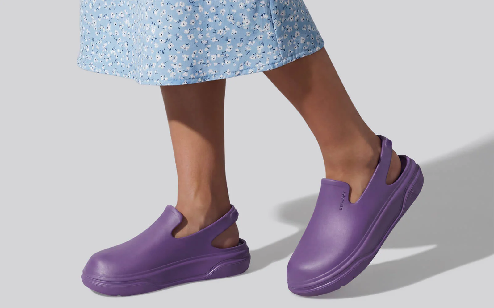 Cushers Clogs For Women : Pansy Purple - Image 9