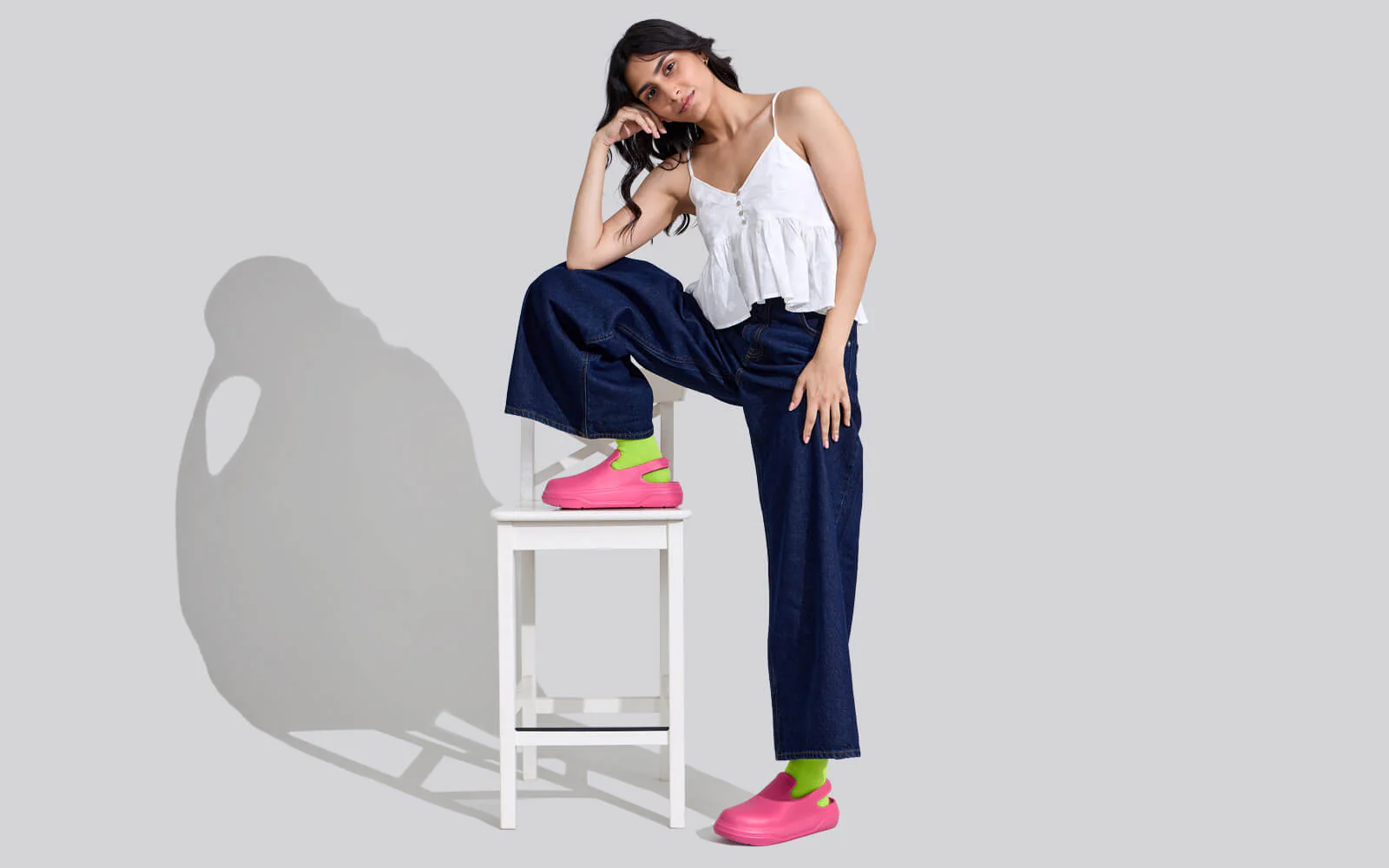 Cushers Clogs For Women : Pink - Image 8