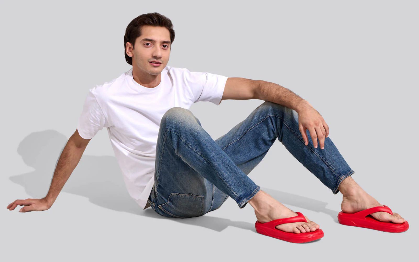 Cushers Flips For Men : Red - Image 8