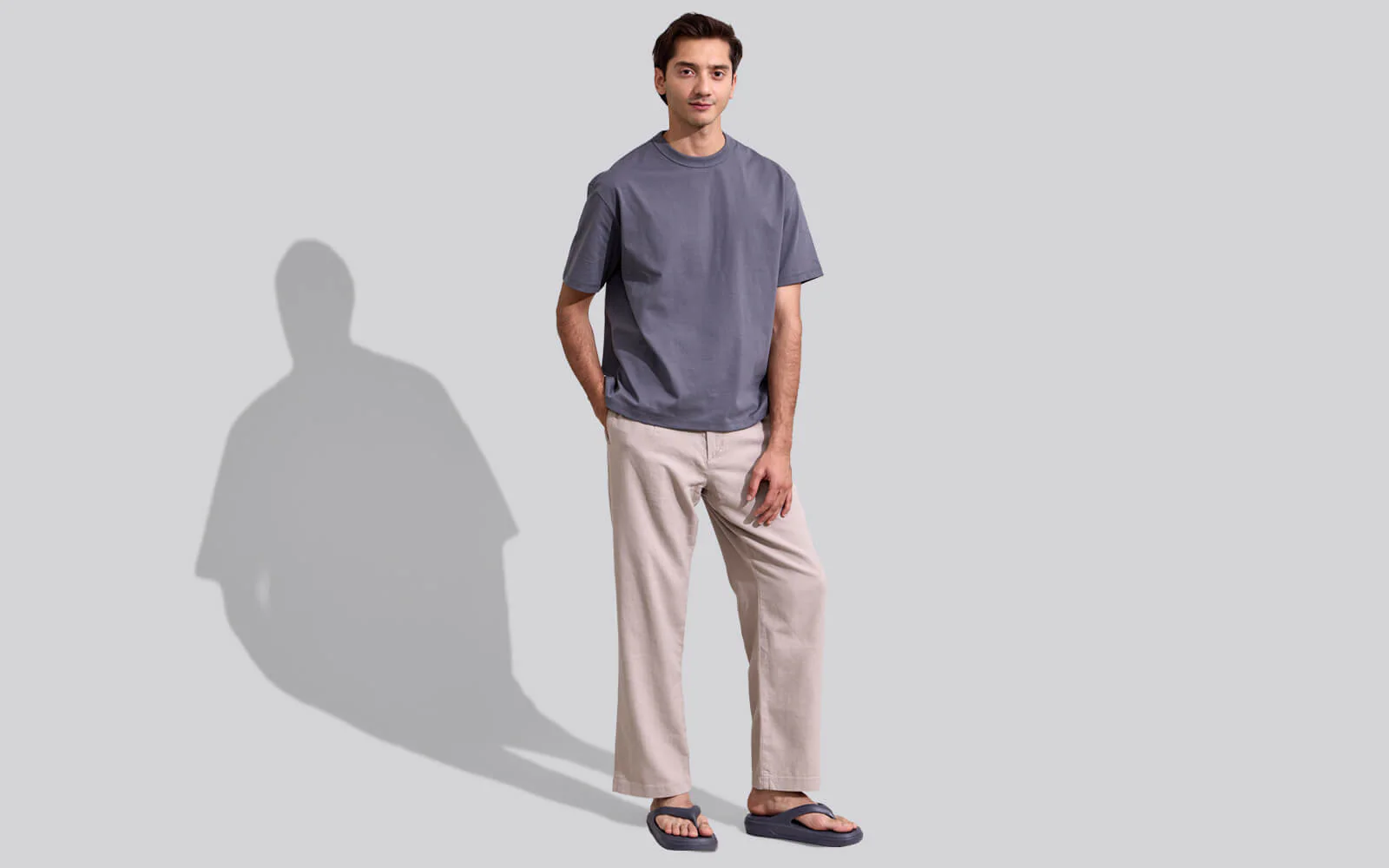 Cushers Flips For Men : Dark Grey - Image 7