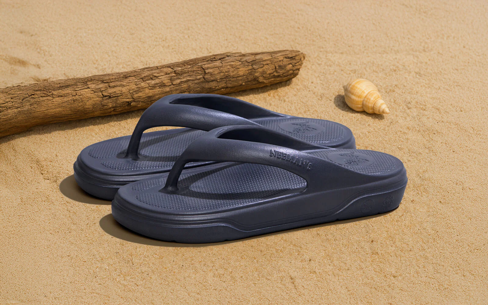 Cushers Flips For Men : Dark Grey - Image 8
