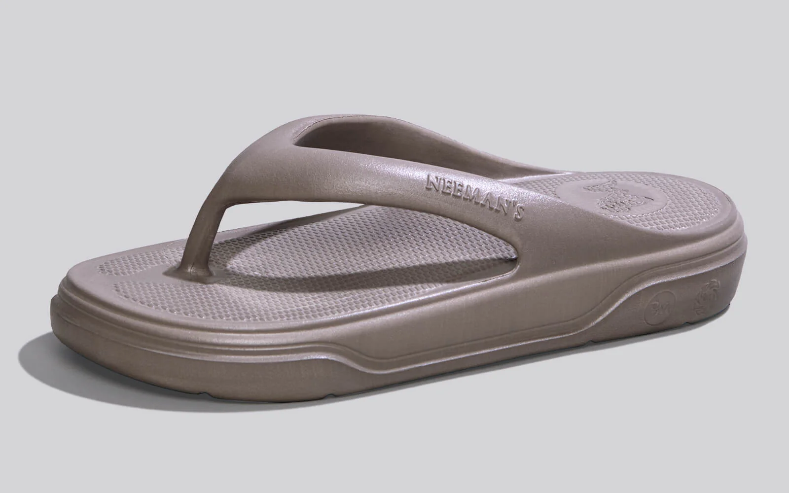 Cushers Flips For Men : Goat Grey - Image 2