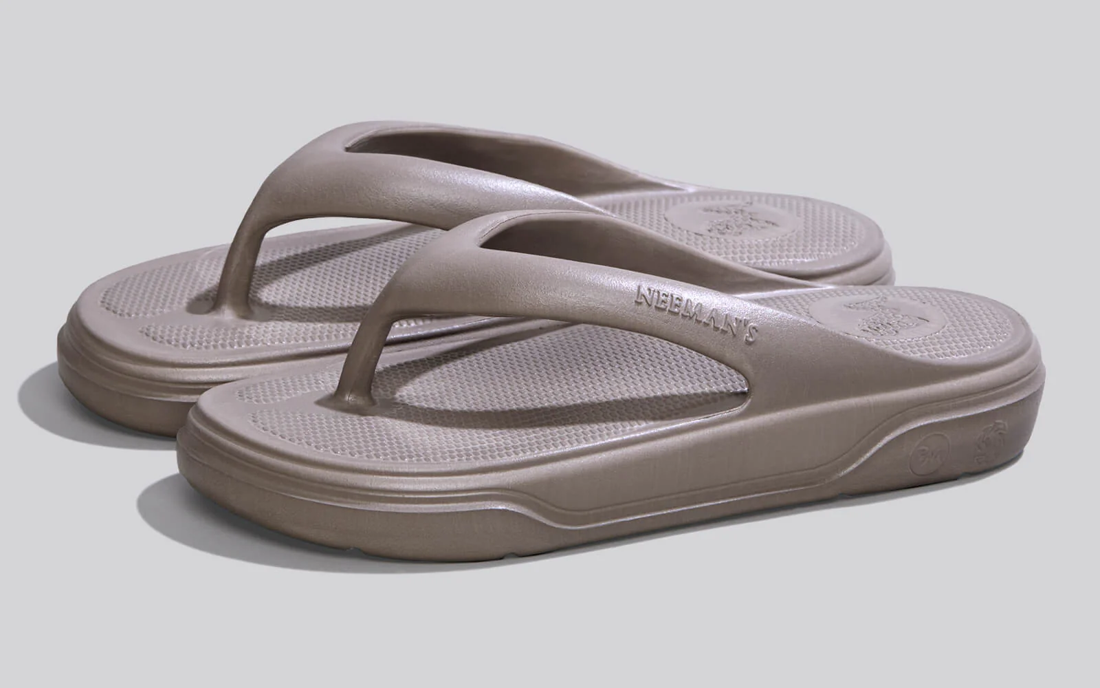 Cushers Flips For Men : Goat Grey - Image 6