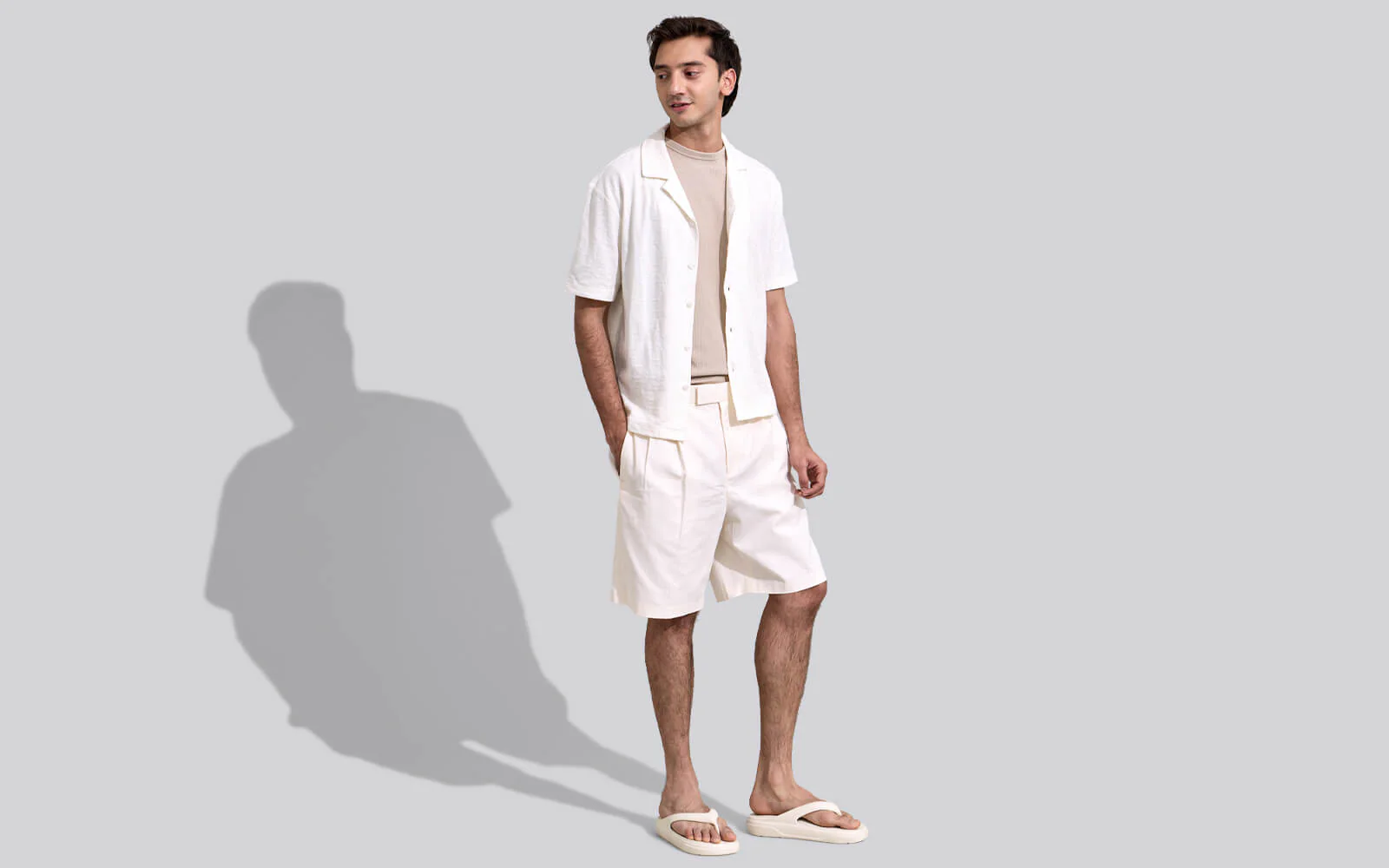Cushers Flips For Men : Ivory White - Image 7