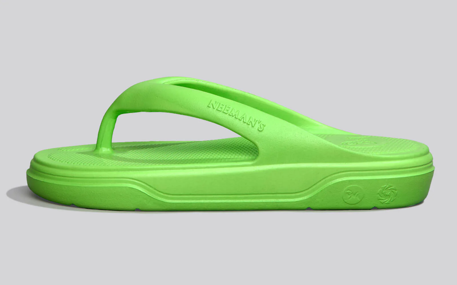 Cushers Flips For Men : Neon Green - Image 3