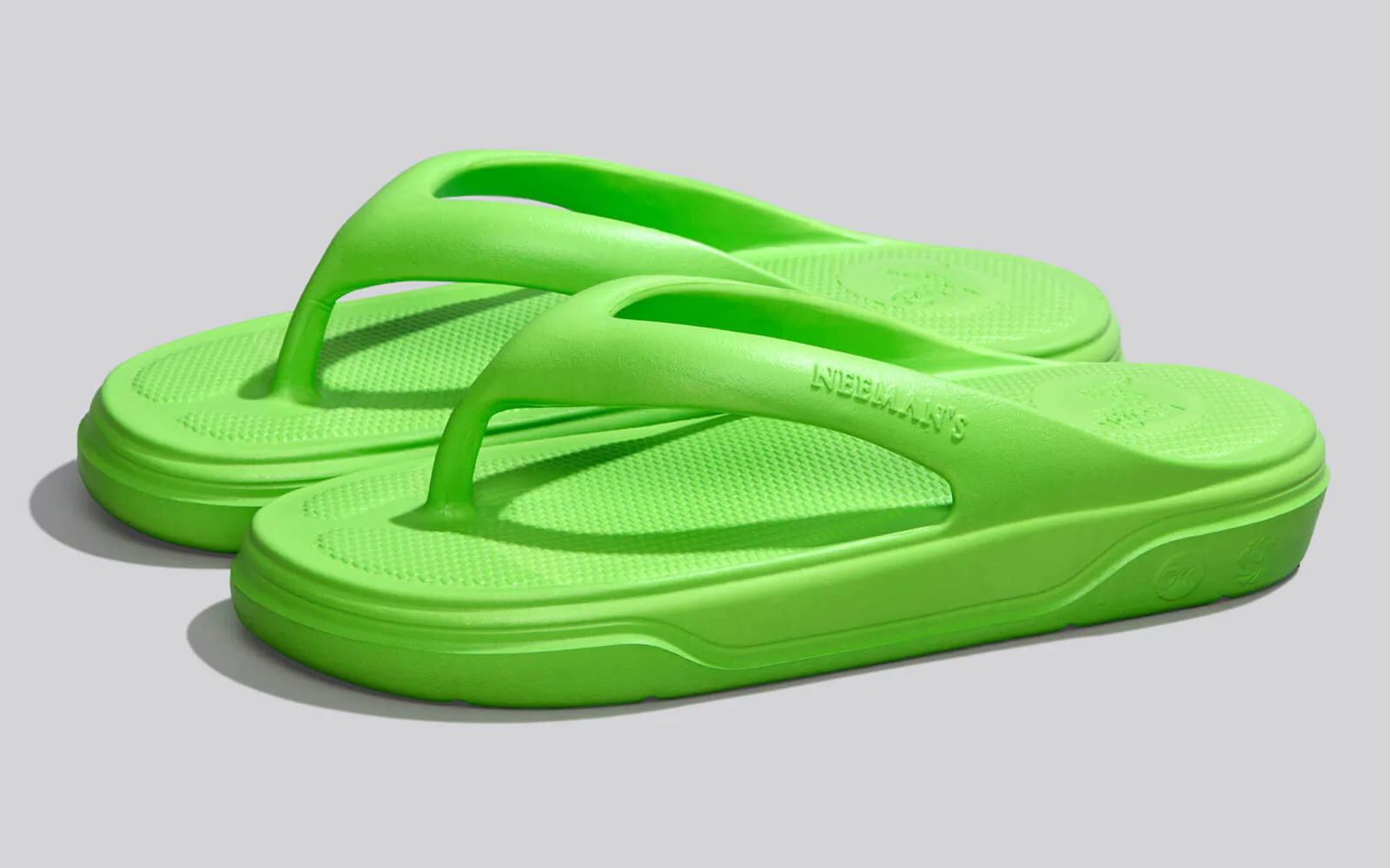 Cushers Flips For Men : Neon Green - Image 6