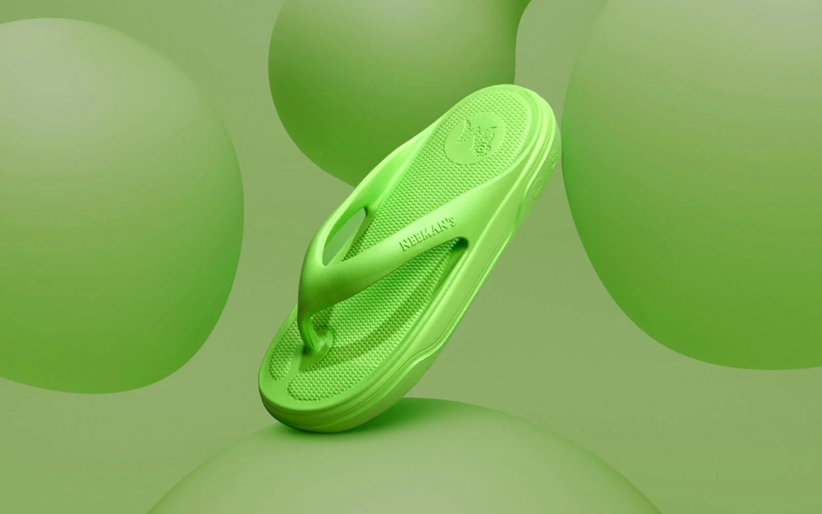 Cushers Flips For Men : Neon Green - Image 8