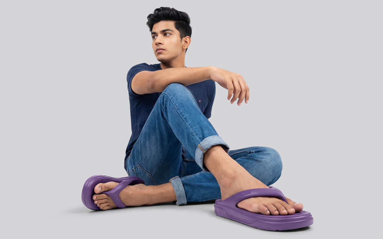 Cushers Flips For Men : Pansy Purple - Image 8
