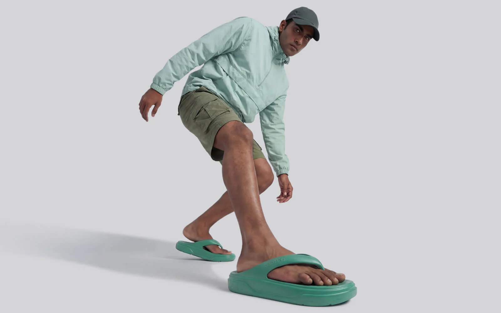 Cushers Flips For Men : Pepper Green - Image 8