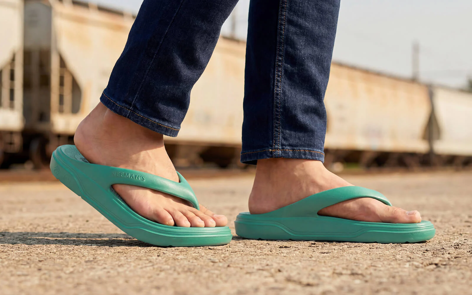 Cushers Flips For Men : Pepper Green - Image 9