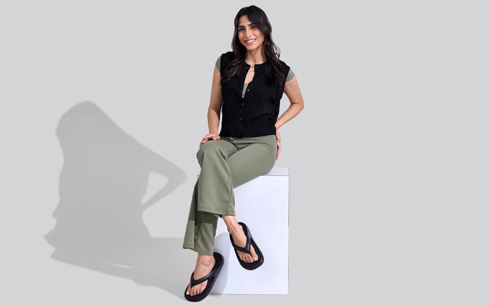 Cushers Flips For Women : Black - Image 7