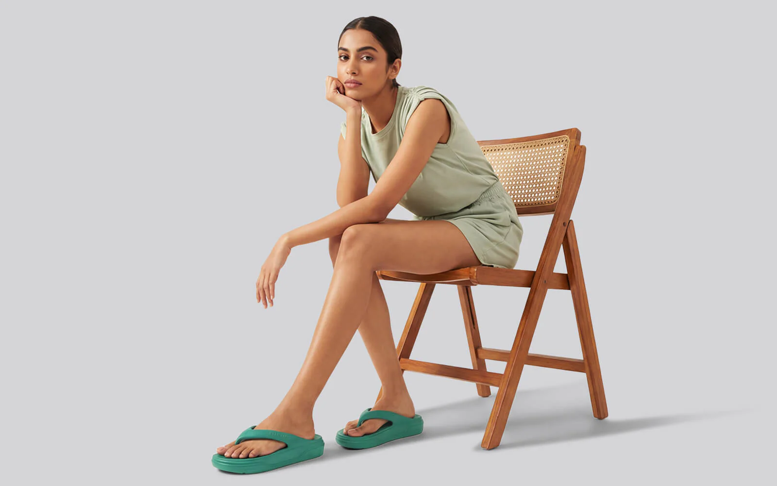 Cushers Flips For Women : Pepper Green - Image 8