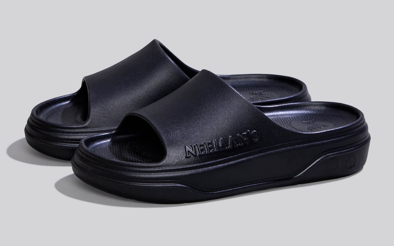 Cushers Slides For Men : Black - Image 6