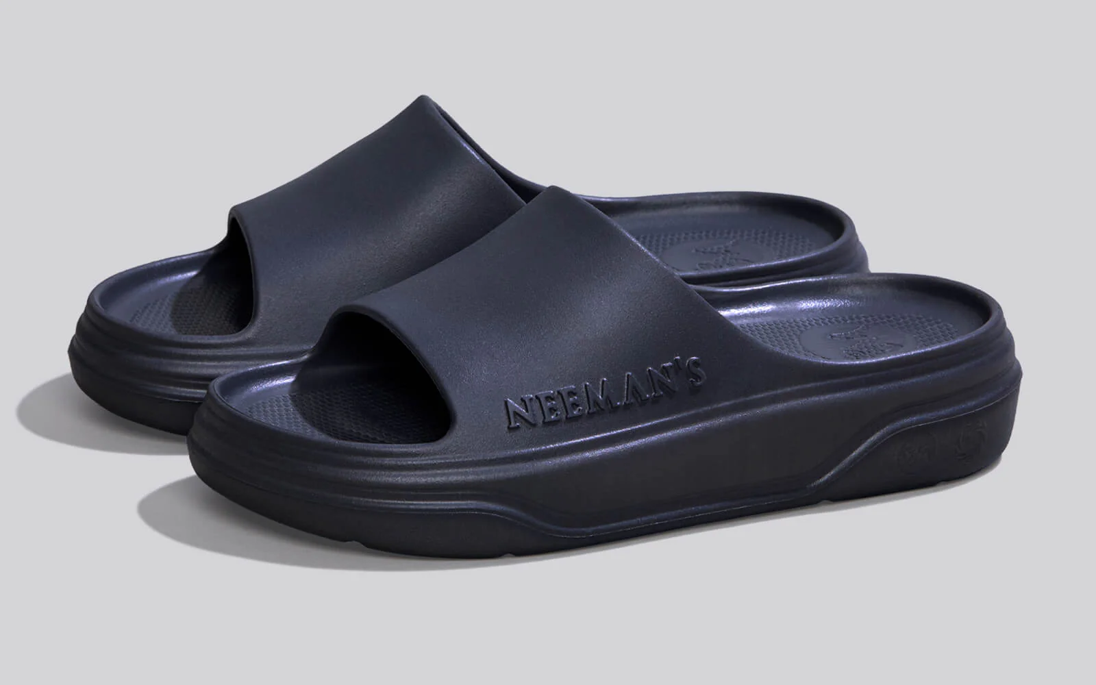 Cushers Slides For Men : Dark Grey - Image 6