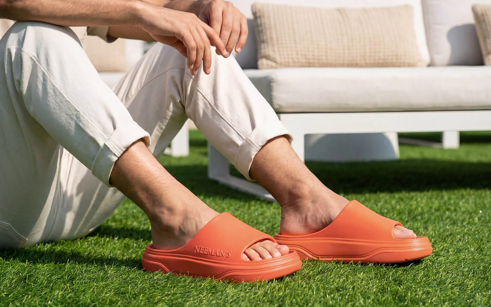 Cushers Slides For Men : Firecracker - Image 9