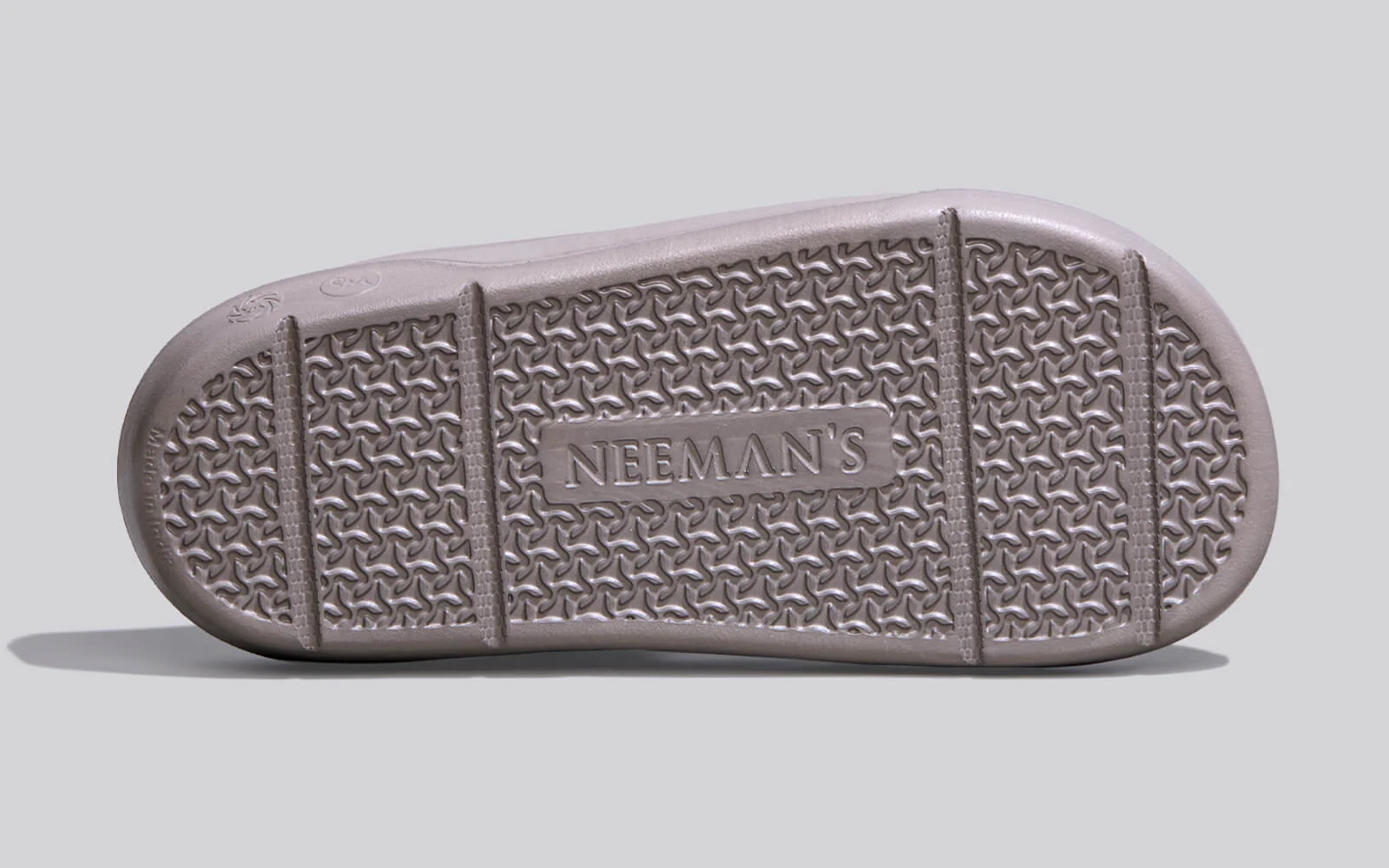 Cushers Slides For Men : Goat Grey - Image 5