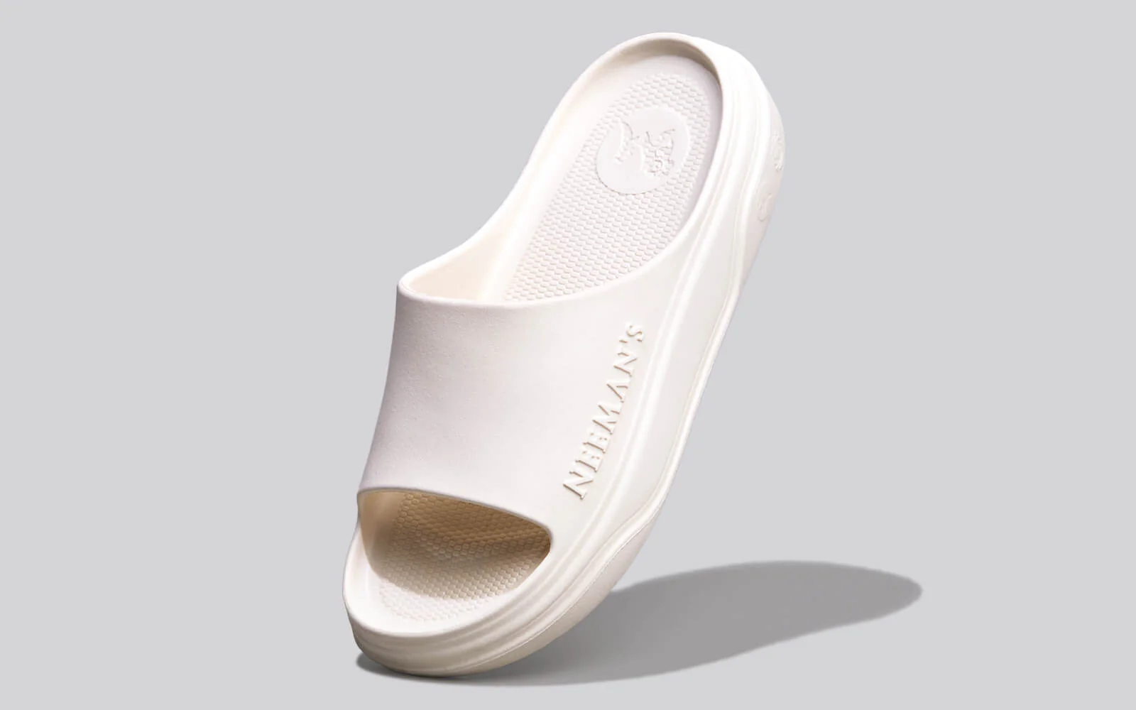 Cushers Slides For Men : Ivory White - Image 2