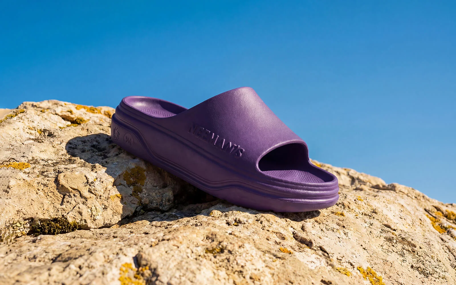 Cushers Slides For Men : Pansy Purple - Image 2