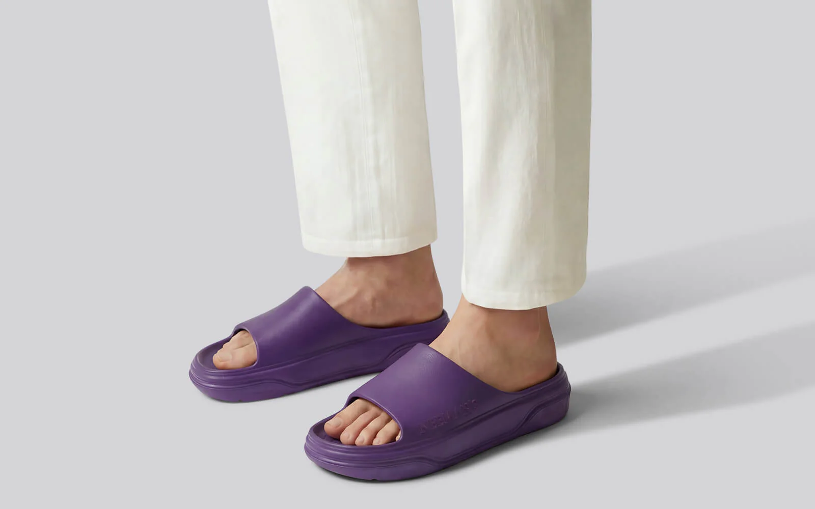 Cushers Slides For Men : Pansy Purple - Image 7