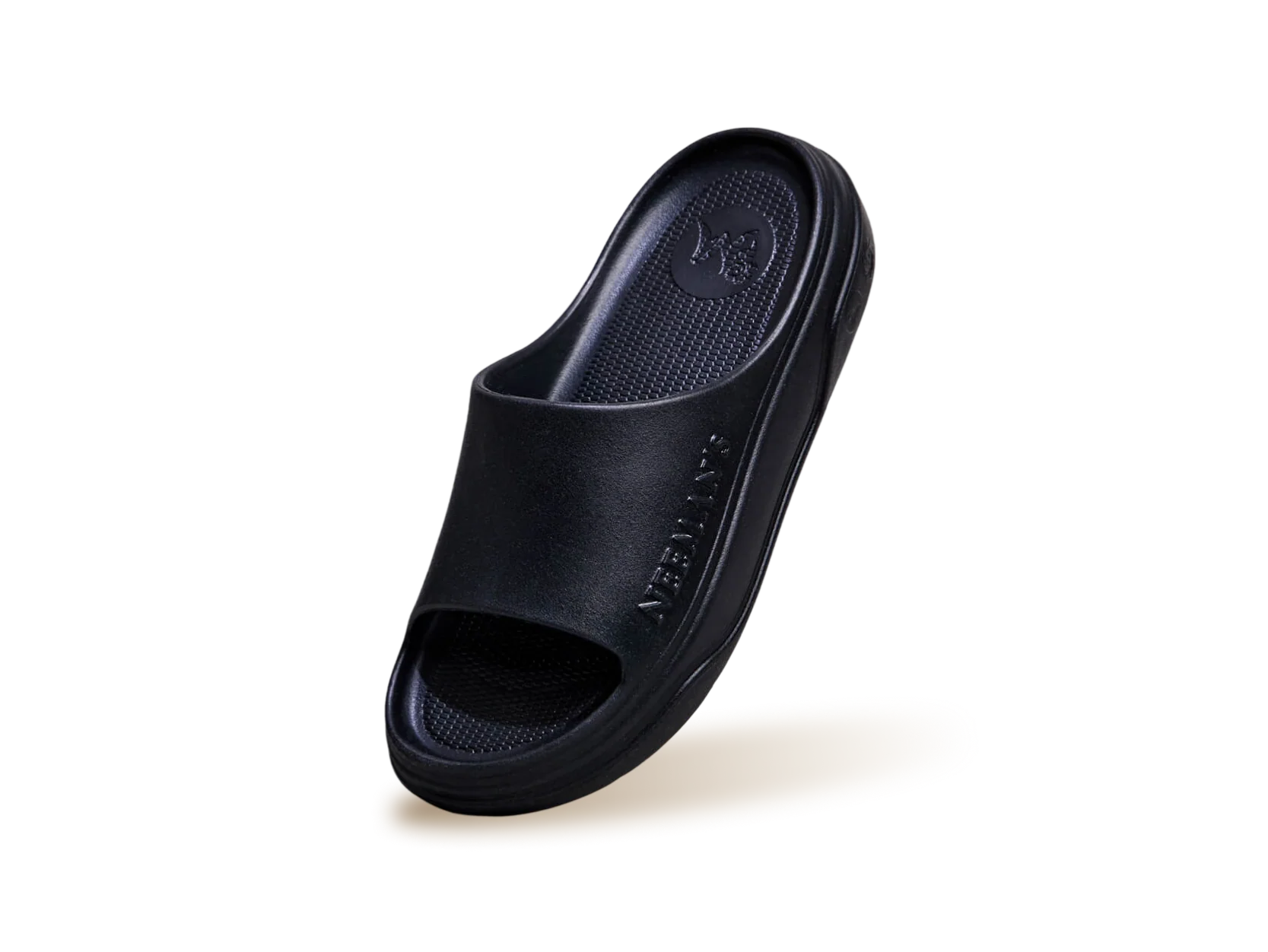 Cushers Slides For Men : Black - Image 10