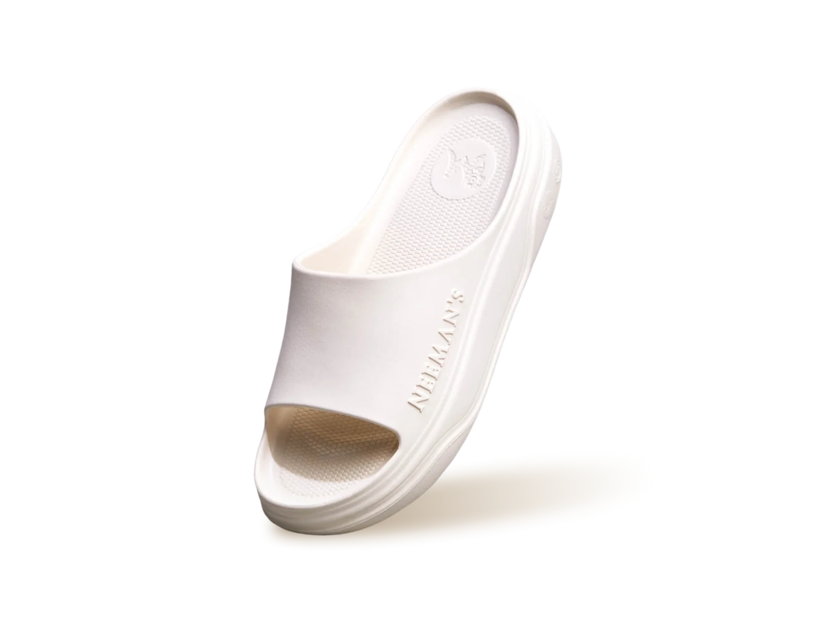 Cushers Slides For Men : Ivory White - Image 10