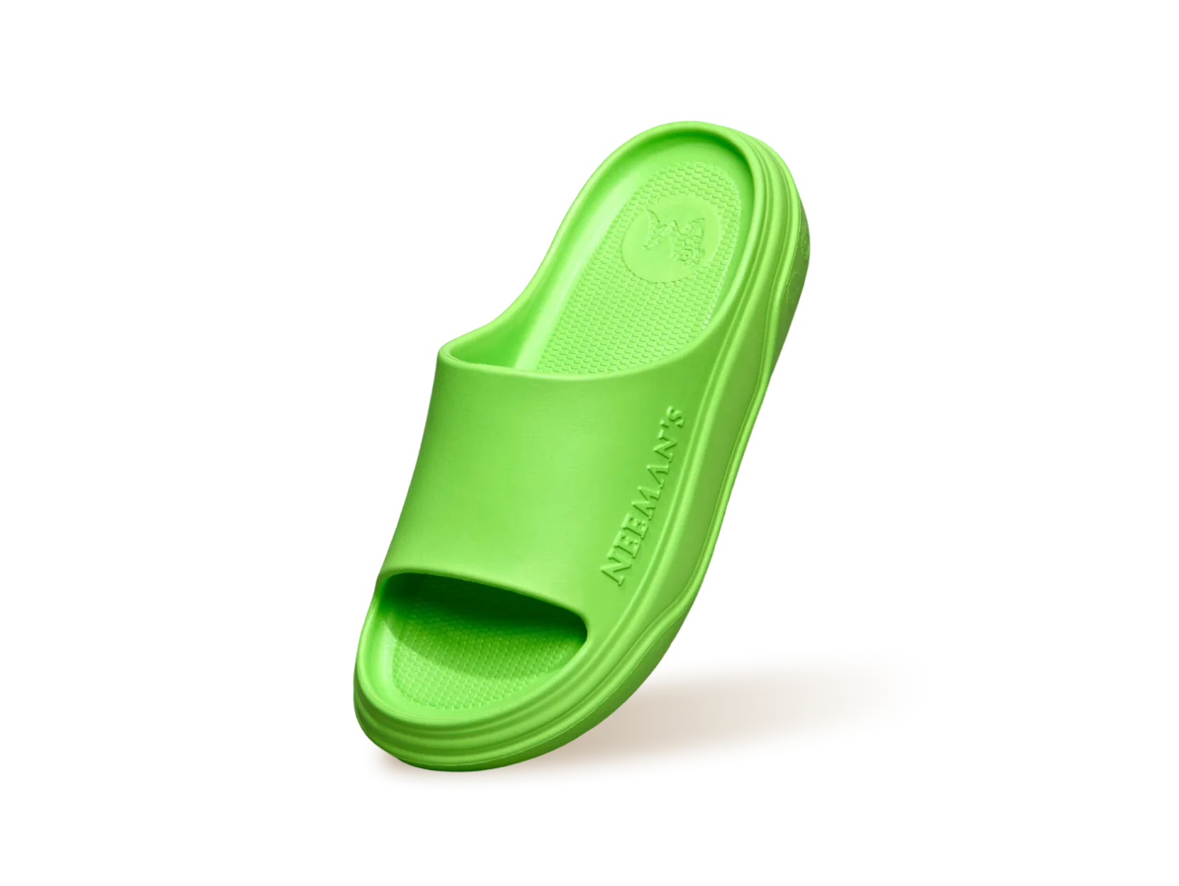Cushers Slides For Men : Neon Green - Image 10