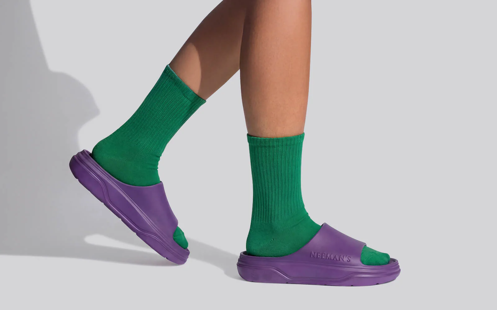 Cushers Slides For Women : Pansy Purple - Image 7