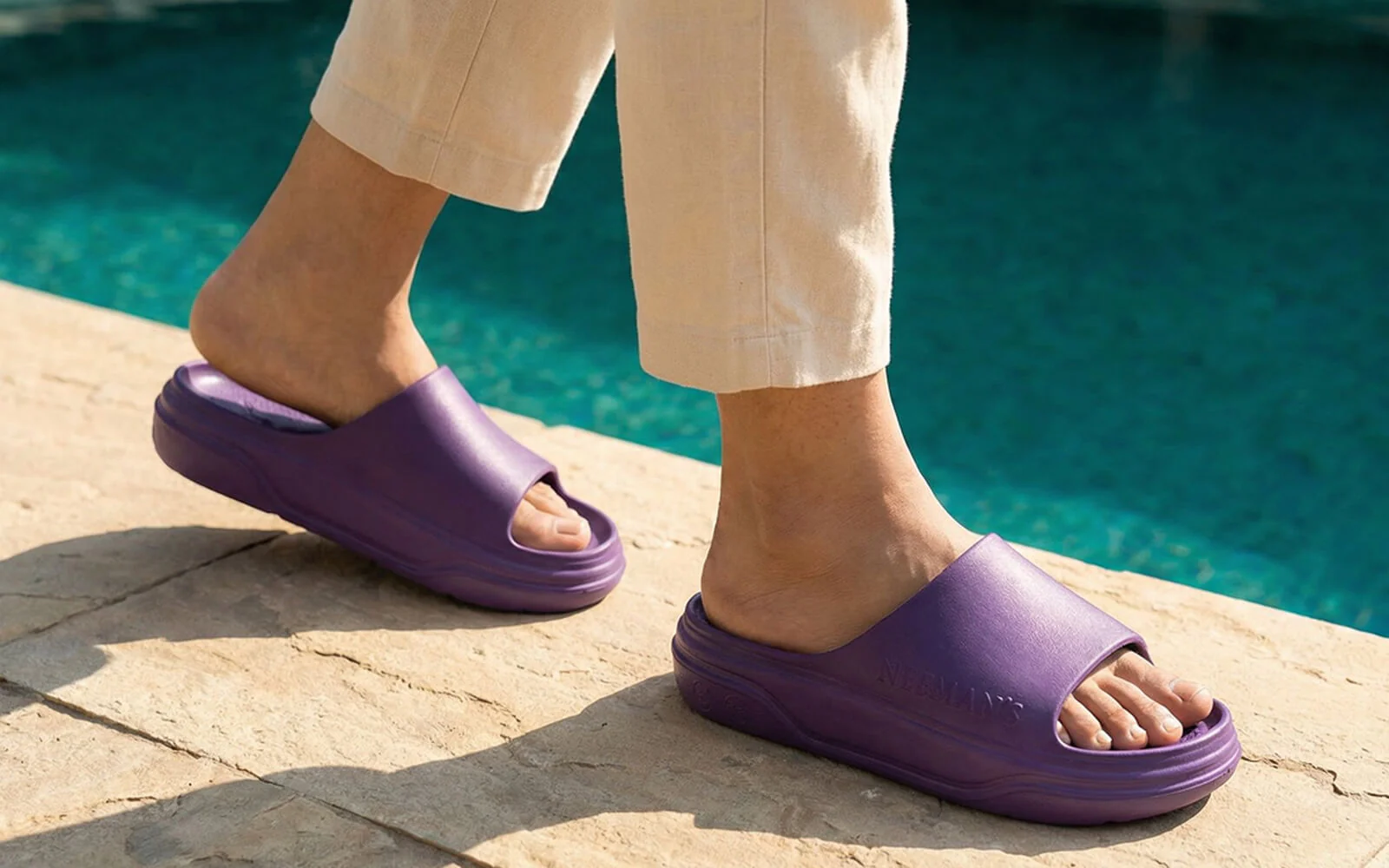 Cushers Slides For Women : Pansy Purple - Image 9