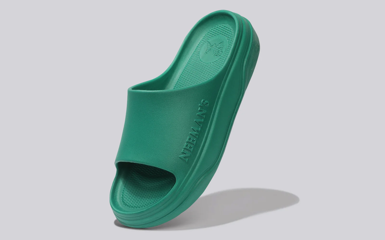 Cushers Slides For Men : Pepper Green - Image 4