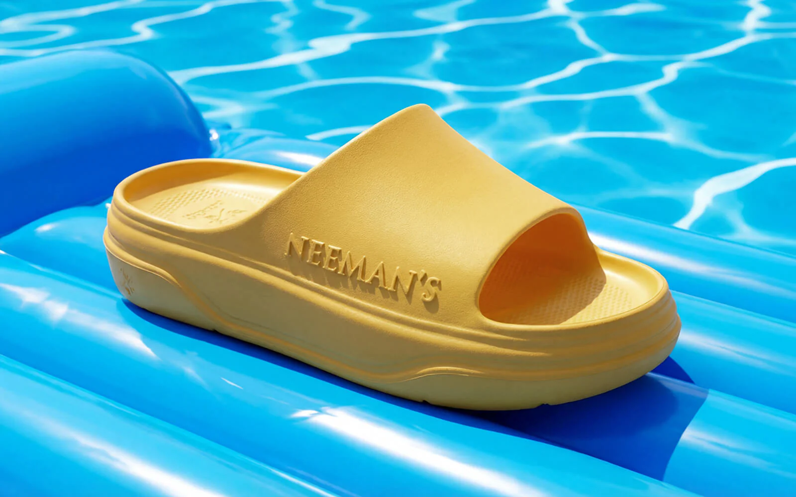 Cushers Slides For Men : Yellow - Image 2