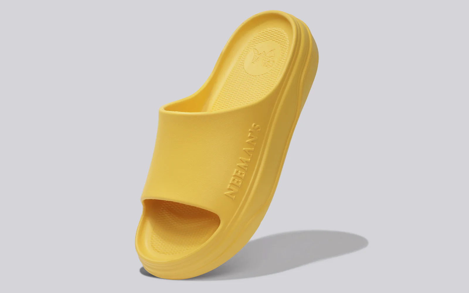 Cushers Slides For Men : Yellow - Image 4