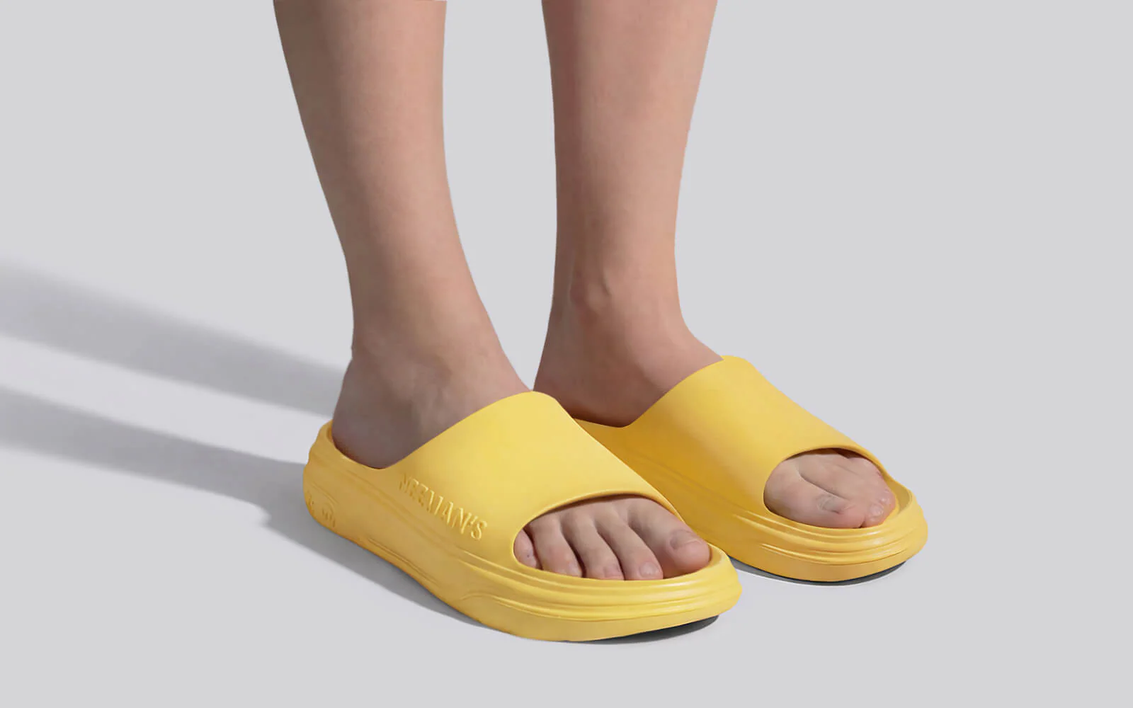 Cushers Slides For Women : Yellow - Image 8