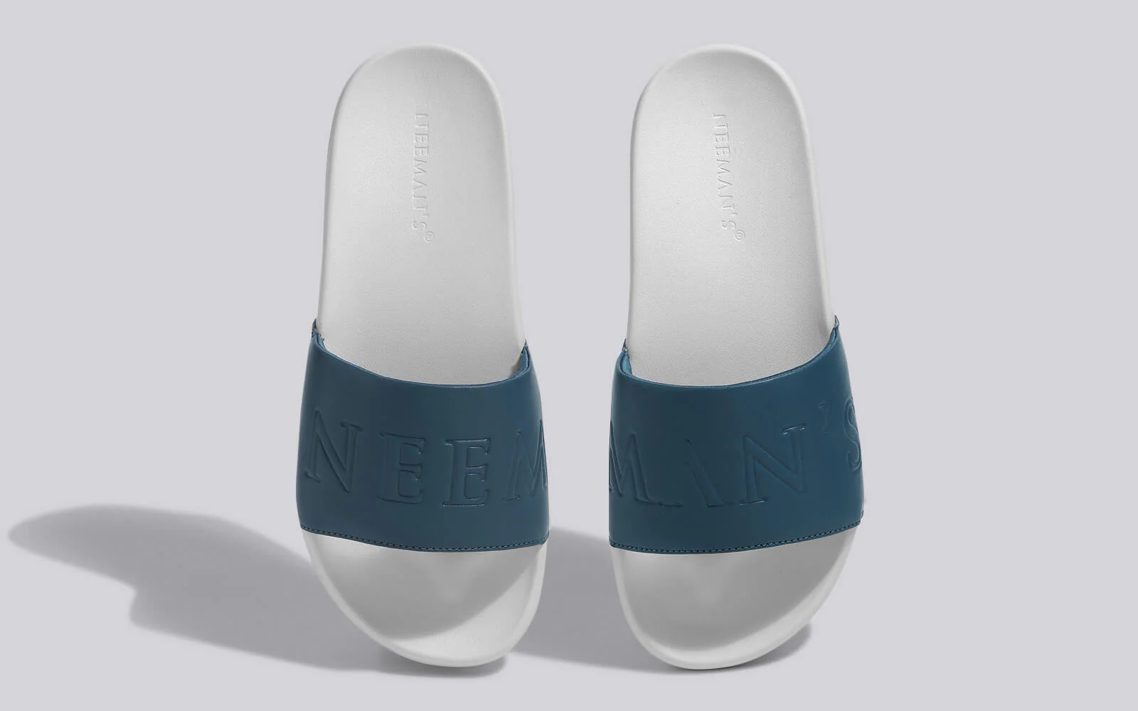 Cushy Slides : White-Blue - Image 5
