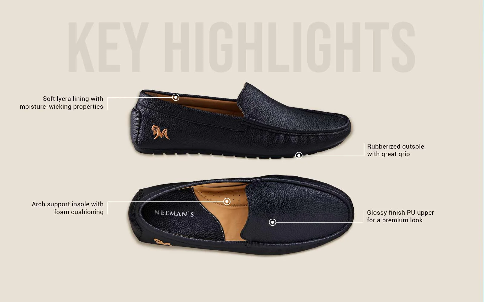 Dapper Loafers : Black - Image 3