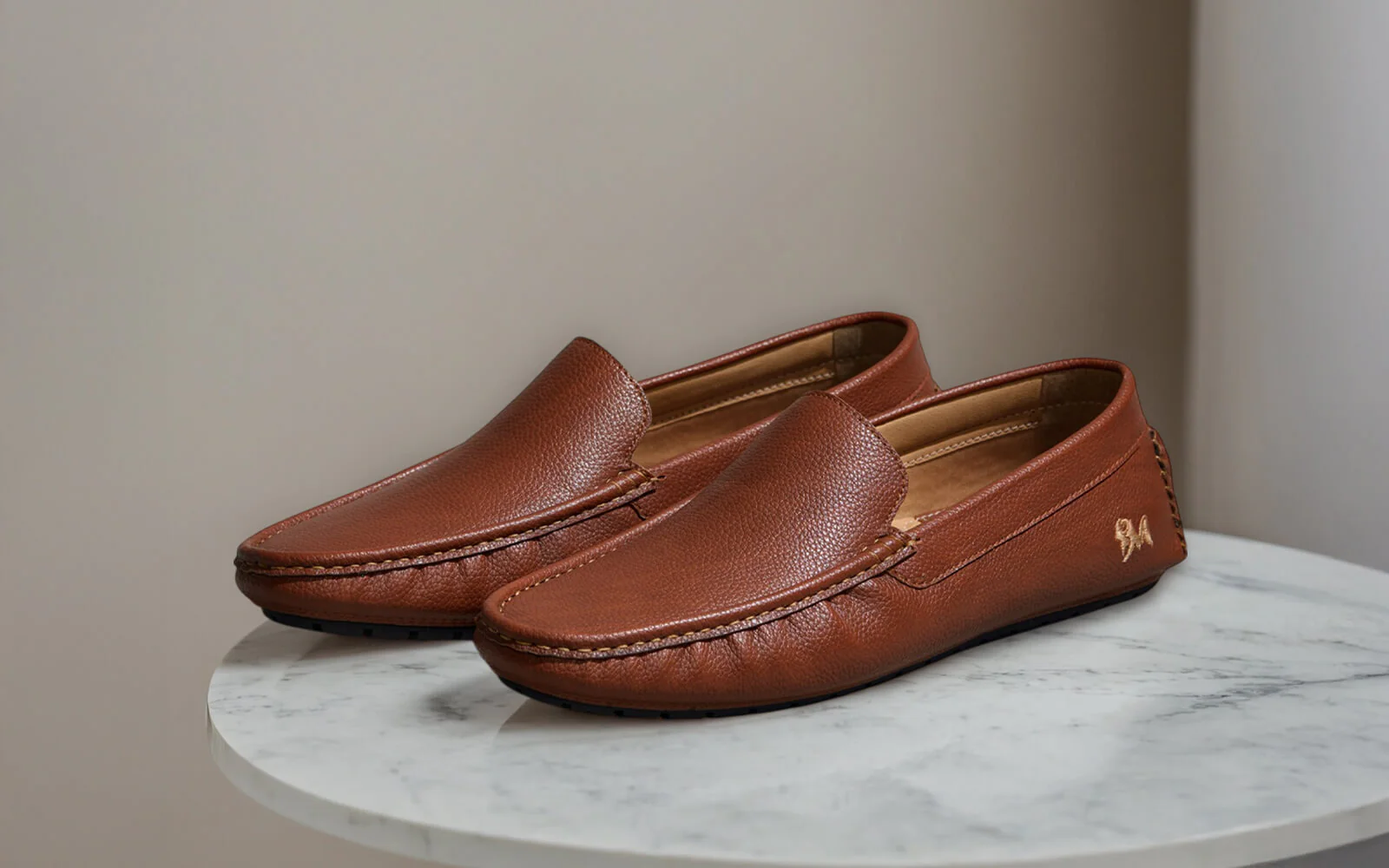 Dapper Loafers : Tan - Image 4
