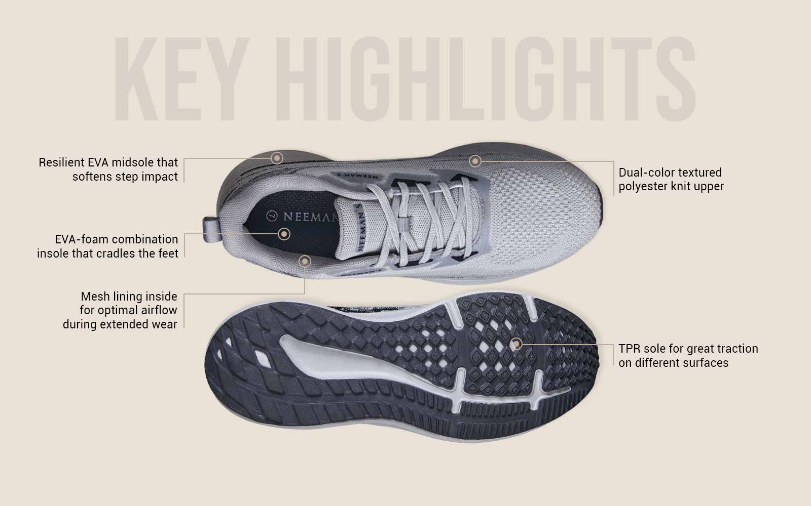 Dashing Walkers : Grey - Image 4