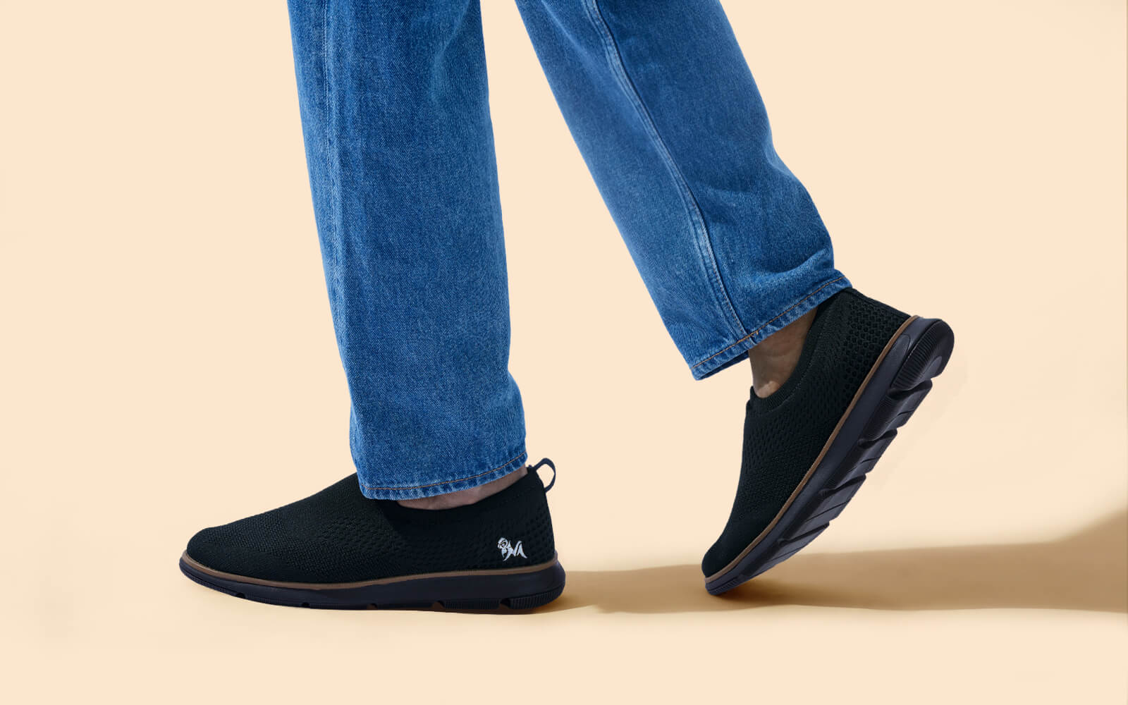 Dress Slip Ons : Black - Image 4