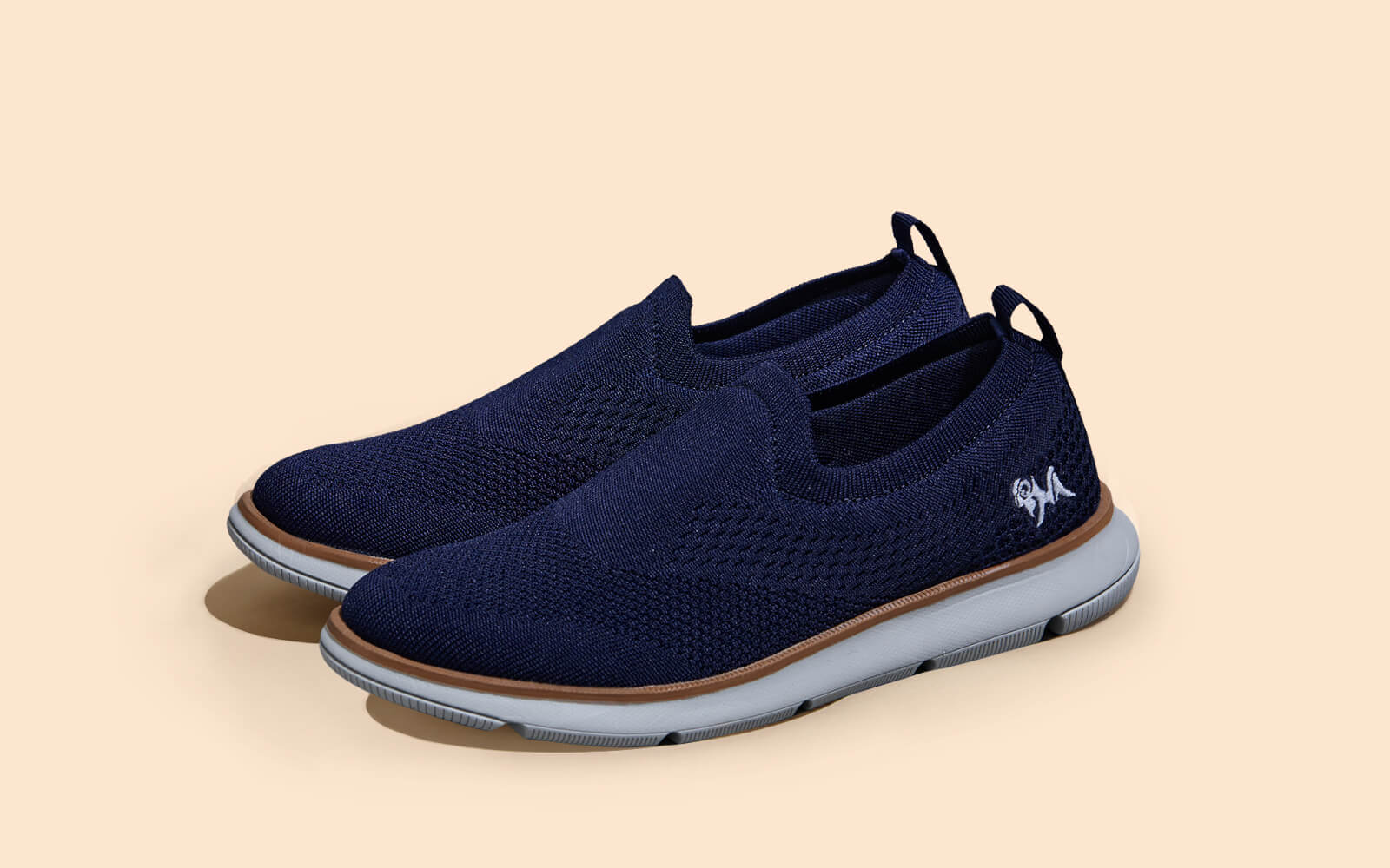 Dress Slip Ons : Blue - Image 4