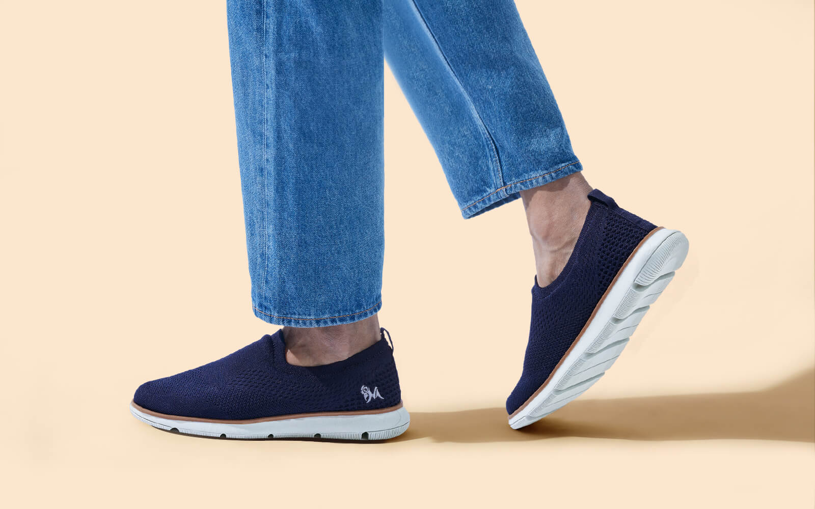 Dress Slip Ons : Blue - Image 6