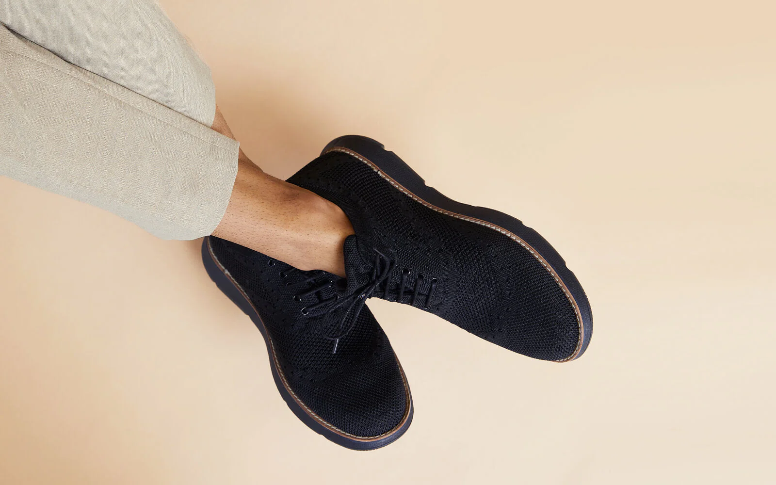Dress Sneakers : Black - Image 8