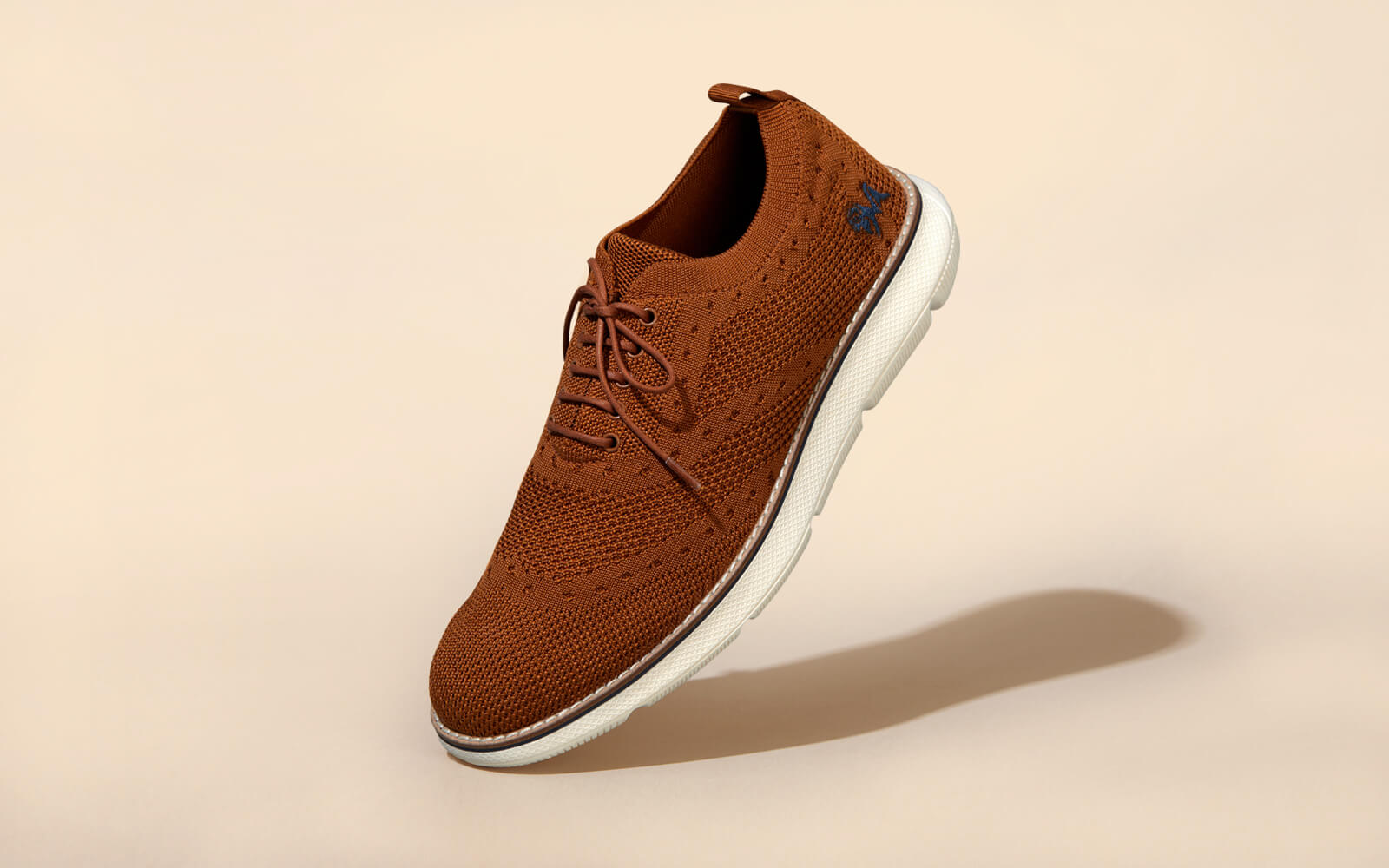 Dress Sneakers : Brown Ivory - Image 6